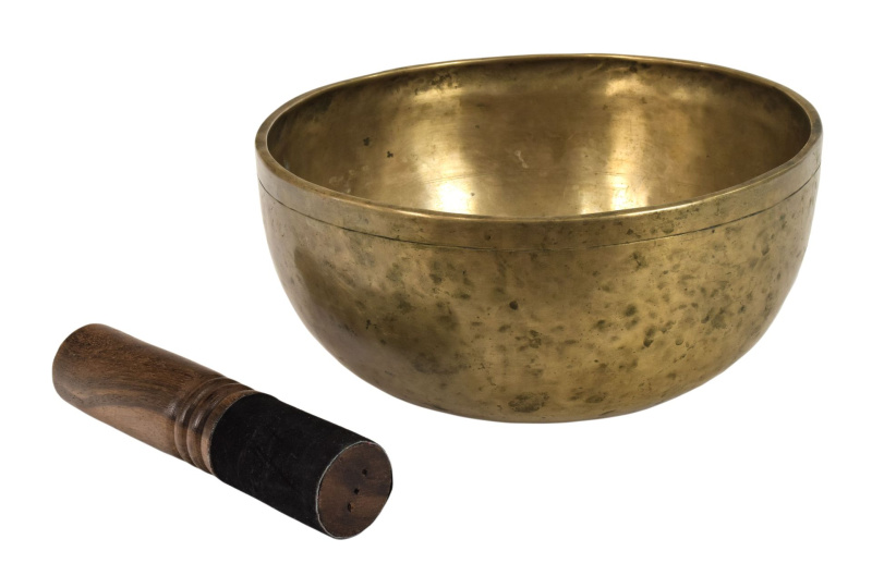 Sanu Babu Tibetská mísa, antik, "Old Jambati", průměr 25cm (40)