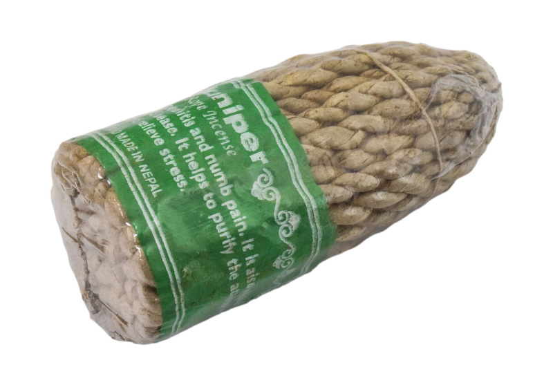 Sanu Babu Tibetské vonné tyčinky, provázky - jalovec, 10cm