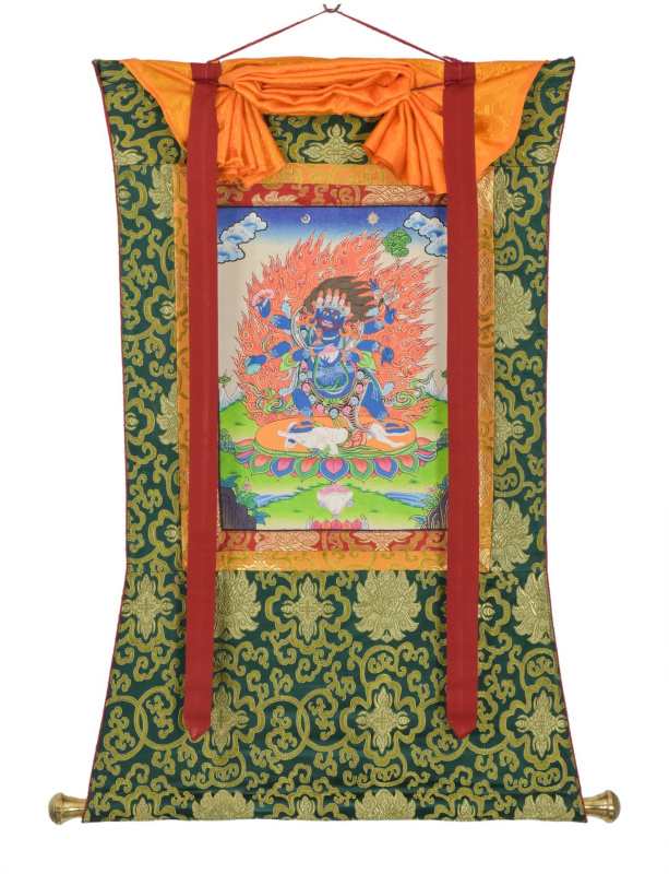 Sanu Babu Thangka, Mahákala, 67x90cm