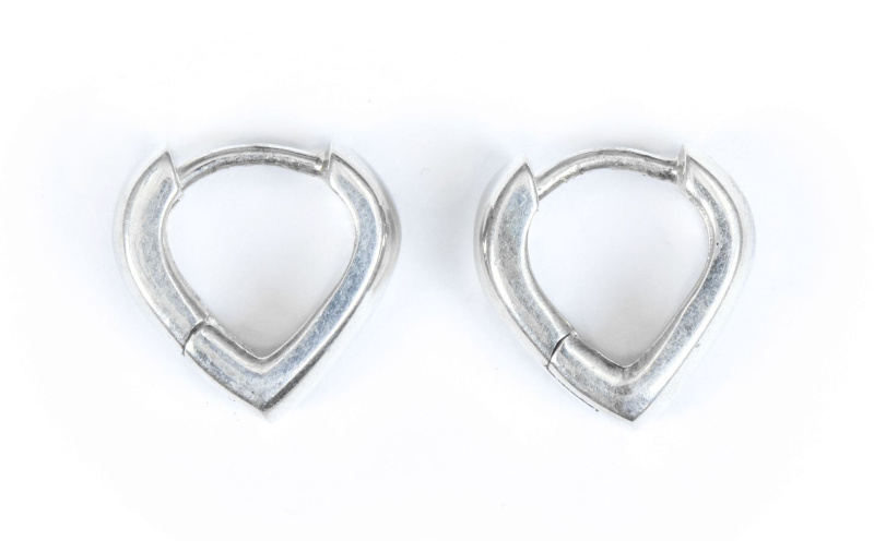 Sanu Babu Stříbrné náušnice hladké kapky 10mm, AG 925/1000, 5g, Nepál Stříbrná