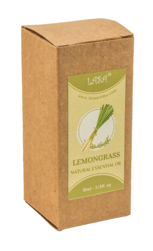Sanu Babu Přírodní esenciální olej Lemongrass, Lasa, 10ml