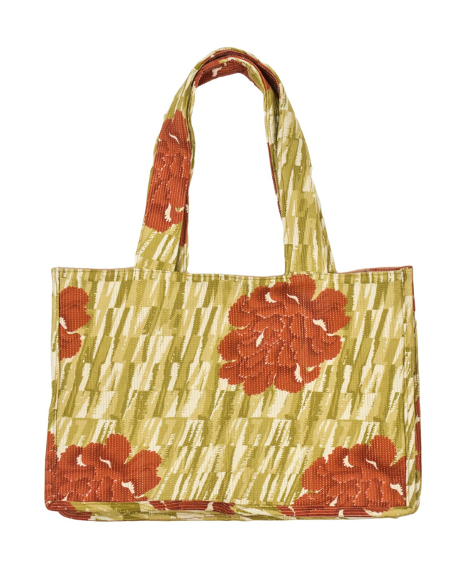 Sanu Babu Elegantní plážová taška, červeno-hnědá, rozměr 48x13x34 + 34cm ucha (2C)