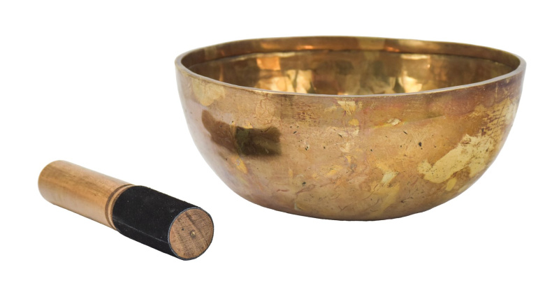 Sanu Babu Tibetská mísa "Jam", ručně tepaná, průměr 25cm (87)