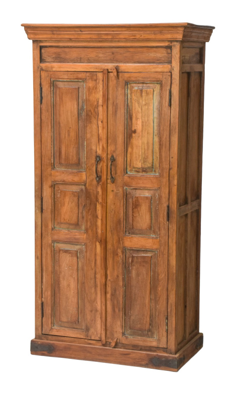 Sanu Babu Starožitná skříň z teakového dřeva, 93x47x164cm