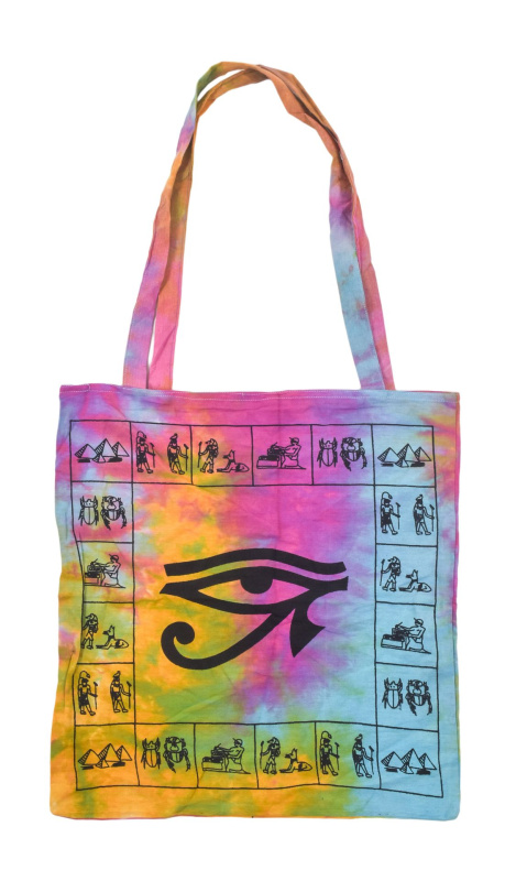 Sanu Babu Taška multibarevná batika, Egypt, 50x44cm + ucha 44cm