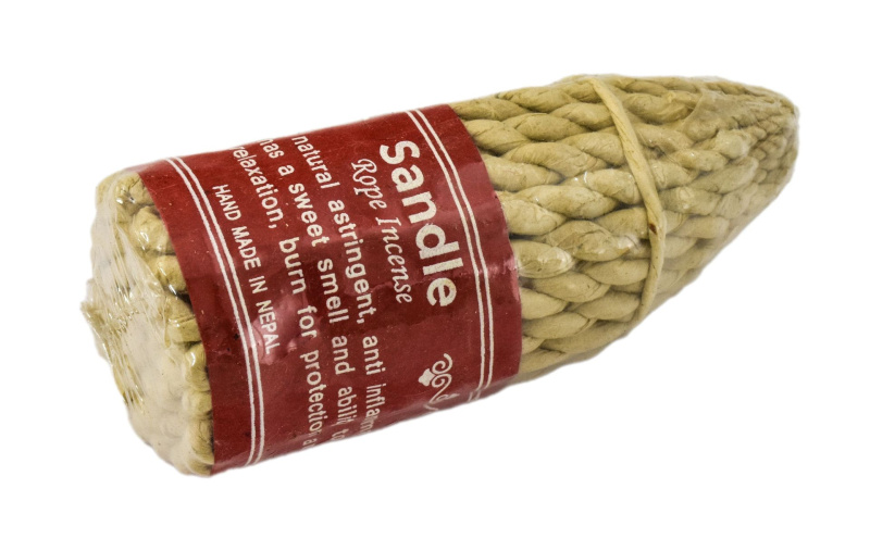 Sanu Babu Tibetské vonné tyčinky, provázky - Sandle, 10cm