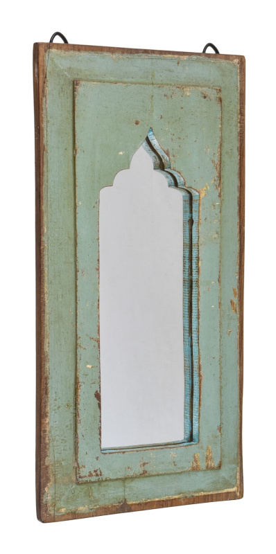 Sanu Babu Zrcadlo v rámu z teakového dřeva, 24x3x46cm