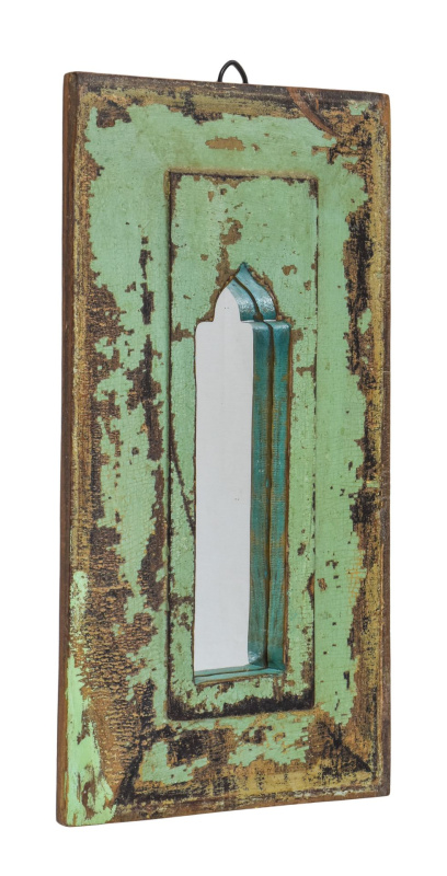 Sanu Babu Zrcadlo v rámu z teakového dřeva, 23x4x44cm