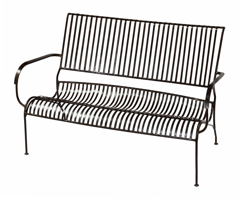 Sanu Babu Kovová lavička, 117x57x76cm
