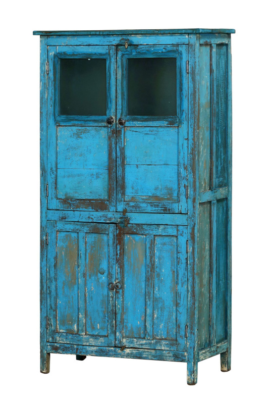 Sanu Babu Starožitná skříň z teakového dřeva, 81x41x154cm