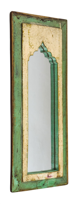 Sanu Babu Zrcadlo v rámu z teakového dřeva, 25x4x61cm