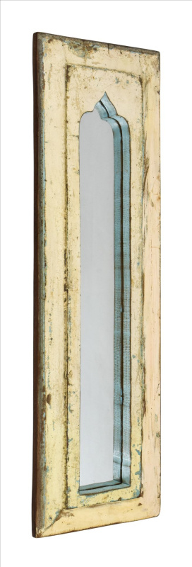 Sanu Babu Zrcadlo v rámu z teakového dřeva, 23x4x75cm