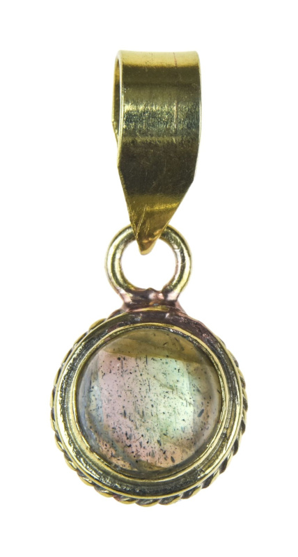 Sanu Babu Přívěsek s polodrahokamem, labradorit, 23x10mm (01)