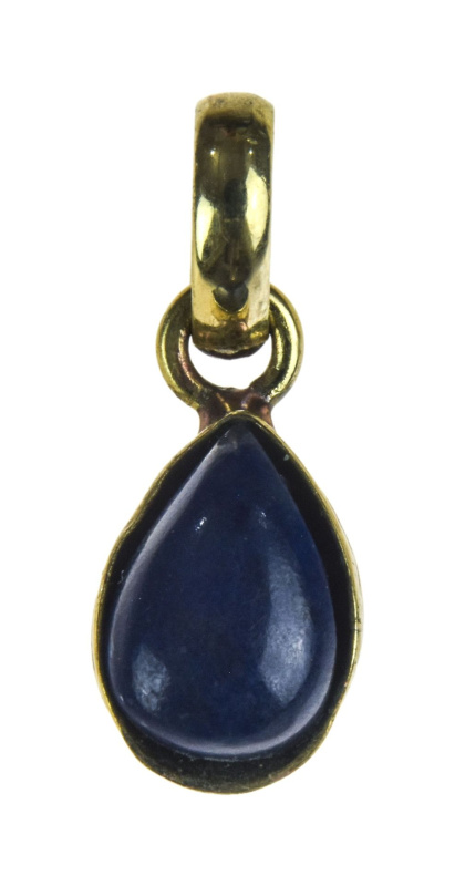 Sanu Babu Přívěsek s polodrahokamem, lapis lazuli, 23x8mm