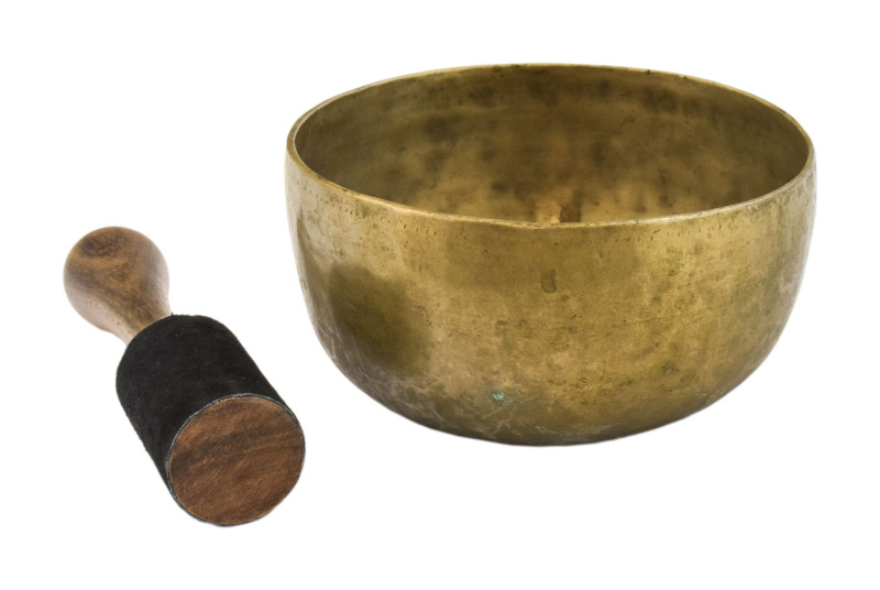 Sanu Babu Tibetská mísa, antik, "Old Thadobati", průměr 17cm (0A)