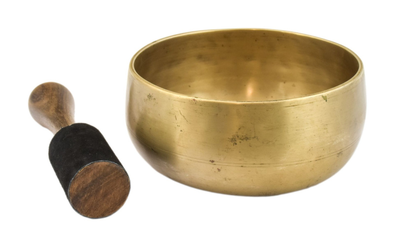 Sanu Babu Tibetská mísa, antik, "Old Thadobati", průměr 18cm (70)