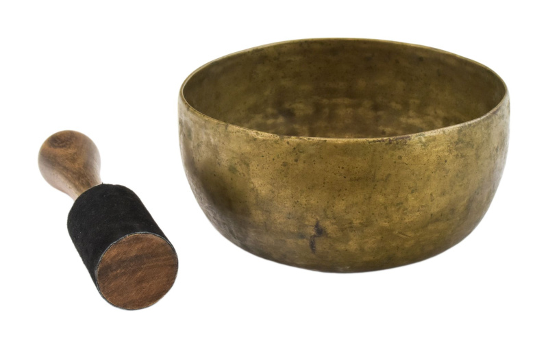 Sanu Babu Tibetská mísa, antik, "Old Thadobati", průměr 18cm (0A)