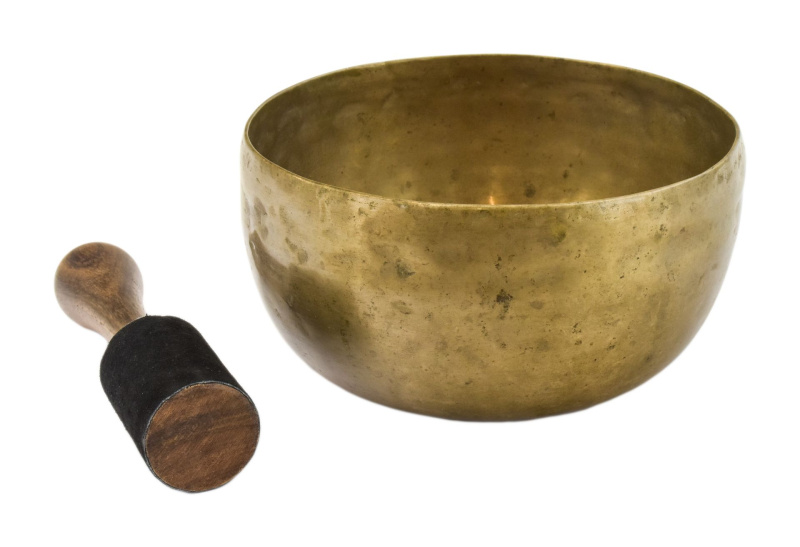 Sanu Babu Tibetská mísa, antik, "Old Thadobati", průměr 18cm (40)