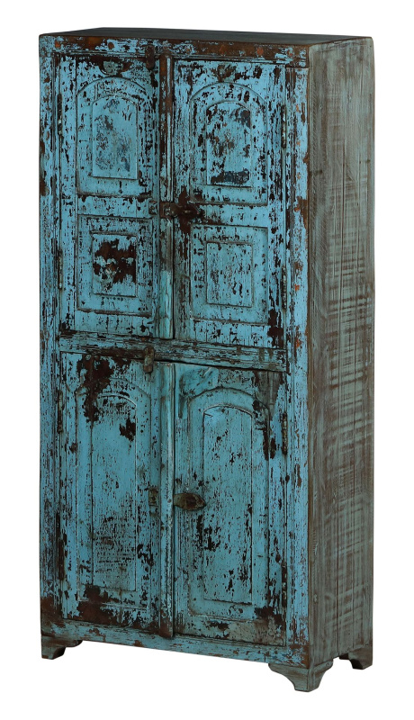 Sanu Babu Stará skříňka z teakového dřeva, 58x27x120cm