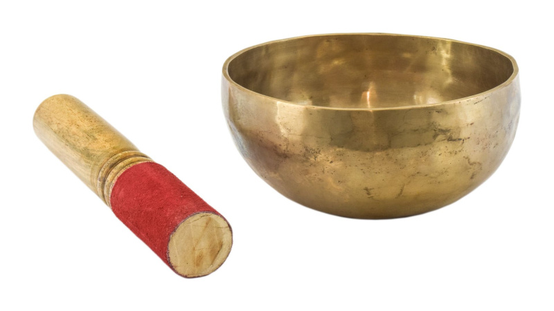 Sanu Babu Tibetská mísa, "Jam", ručně tepaná, průměr 14cm (3A)