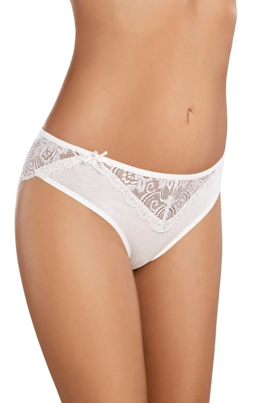 Dámské brazilky 138 white - GABIDAR Bílá M