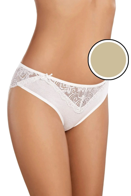 Dámské brazilky 138 beige - GABIDAR Béžová XL