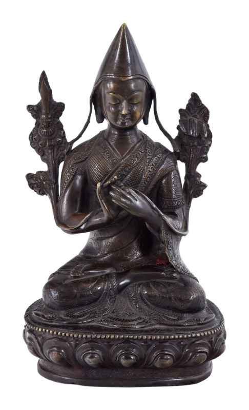 Sanu Babu Lama Conghapa, kovová soška, 22cm