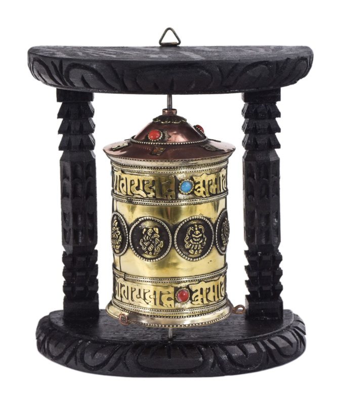 Sanu Babu Modlitební mlýnek na stěnu, 18x10x20cm (5J)