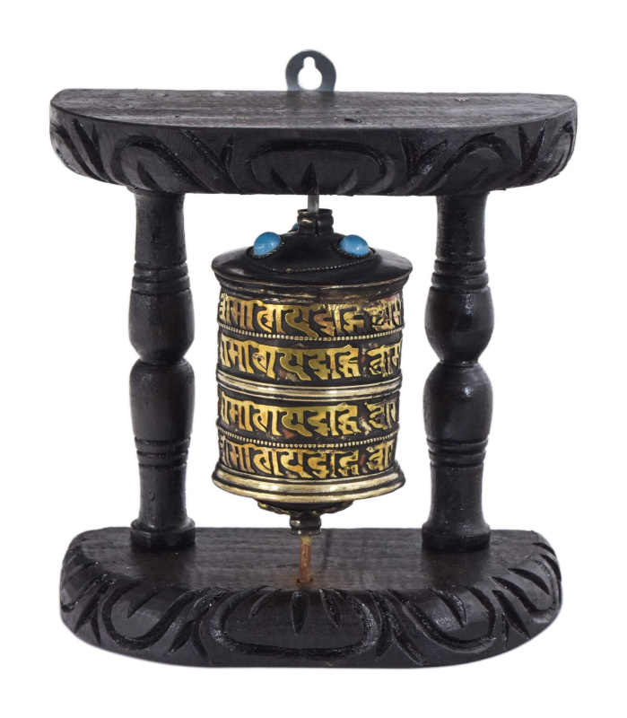 Sanu Babu Modlitební mlýnek na stěnu, 14x10x15cm (5P)