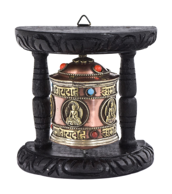 Sanu Babu Modlitební mlýnek na stěnu, 14x10x15cm (5S)