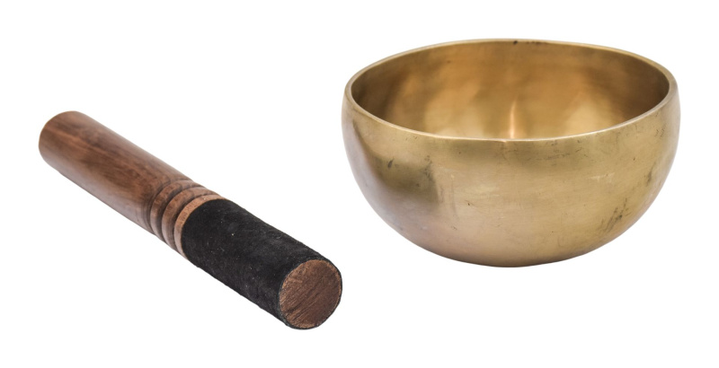 Sanu Babu Tibetská mísa, "Jam", ručně tepaná, průměr 12cm (5B)