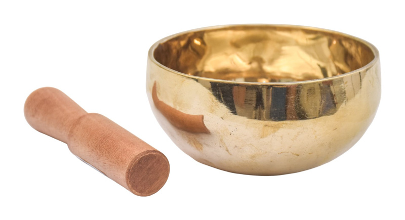 Sanu Babu Tibetská mísa, "Jam", ručně tepaná, průměr 12cm (97)