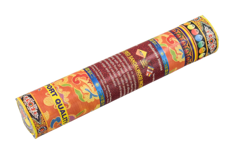 Sanu Babu Bhútánské vonné tyčinky "Pure Red Sandalwood", 20x4cm