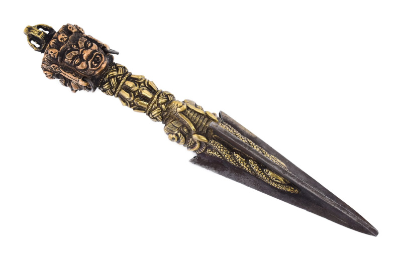 Sanu Babu Phurba, železná, 20cm (8B)