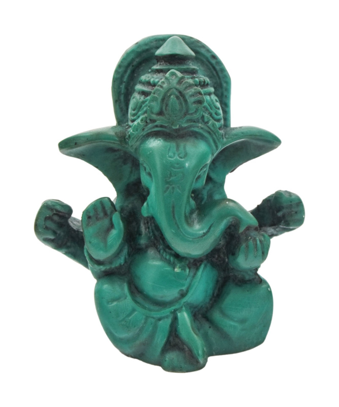 Sanu Babu Ganesh, tyrkysový, 7cm
