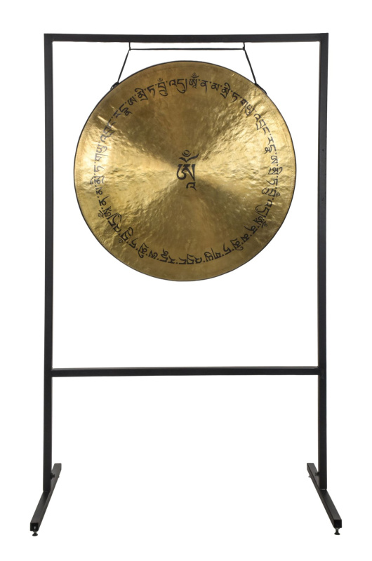 Sanu Babu Gong se stojenem, Medicin Buddha Mantra, průměr 90cm