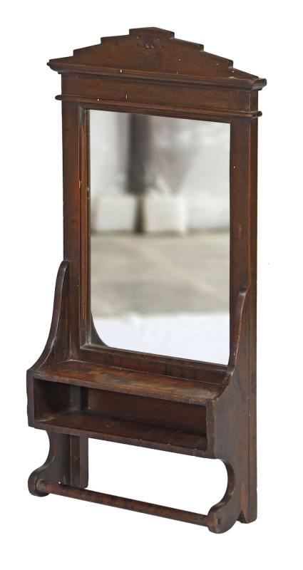 Sanu Babu Staré zrcadlo s poličkou, 38x13x80cm