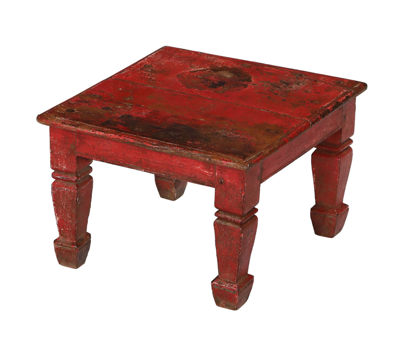 Sanu Babu Stolek z teakového dřeva, 37x37x25cm