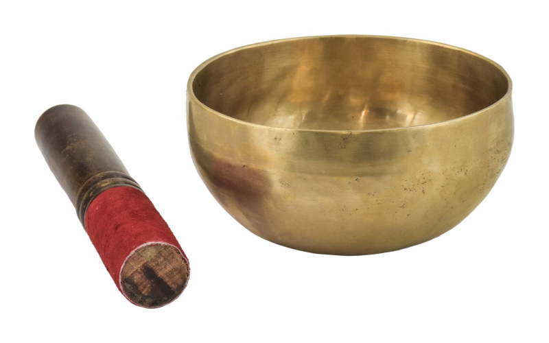 Sanu Babu Tibetská mísa, "Jam", ručně tepaná, průměr 14cm (72)