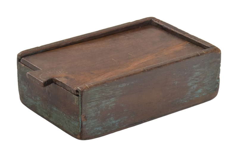 Sanu Babu Starožitná krabička z teakového dřeva, 29x18x9cm