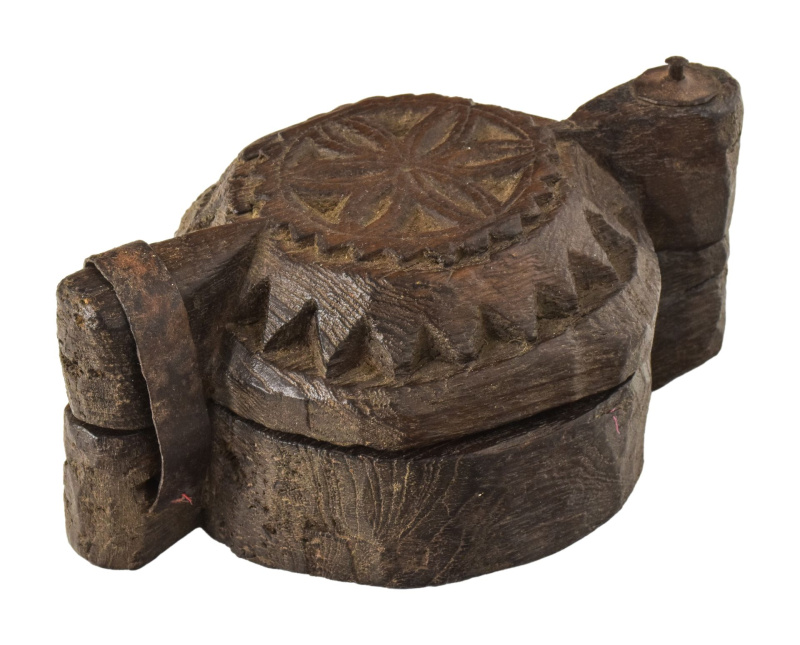 Sanu Babu Krabička na Tiku, stará původní krabička na práškové barvy, 18x12x8cm