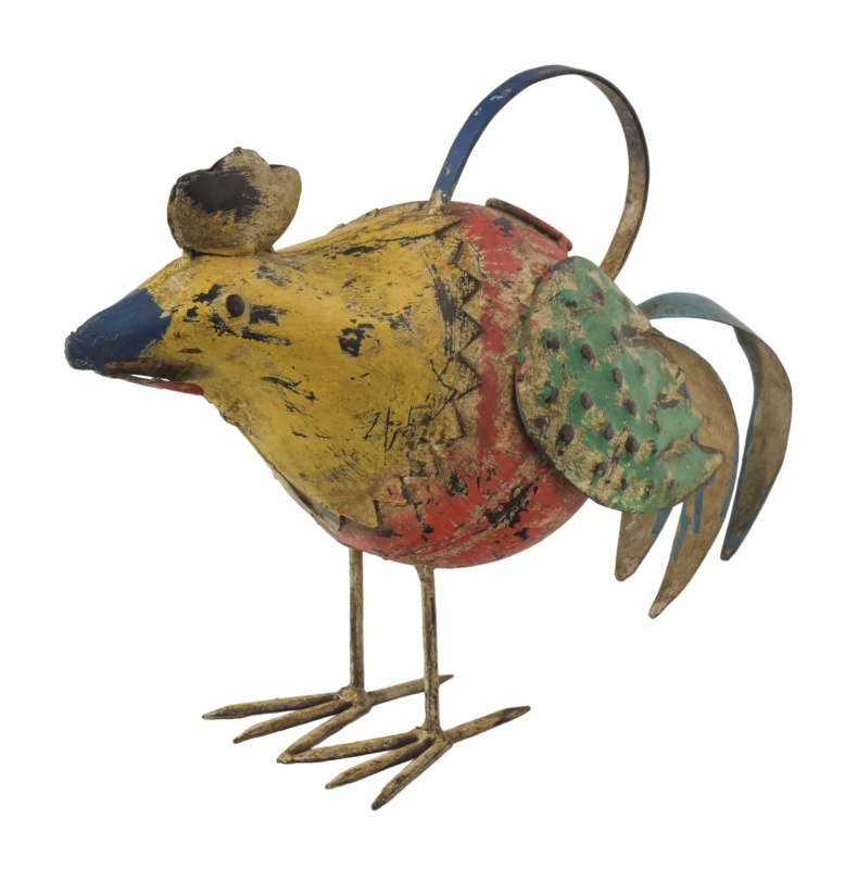 Sanu Babu Konvička kohout, ručně barvená, 34x16x30cm (9N)