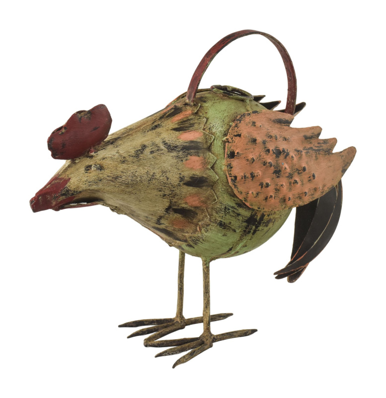 Sanu Babu Konvička kohout, ručně barvená, 34x16x30cm (9P)