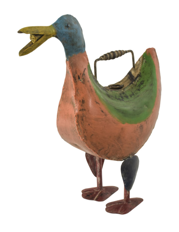 Sanu Babu Konvička kachna, ručně barvená, 34x15x44cm