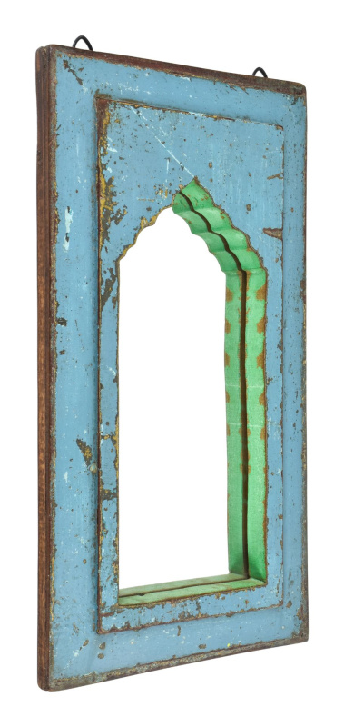 Sanu Babu Zrcadlo v rámu z teakového dřeva, 29x2x55cm