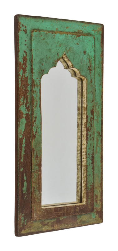 Sanu Babu Zrcadlo v rámu z teakového dřeva, 22x3x48cm (8P)