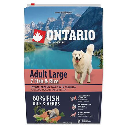 ONTARIO Adult Large Fish & Rice 2,25 kg