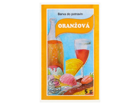 Barva do potravin oranžová 5 g