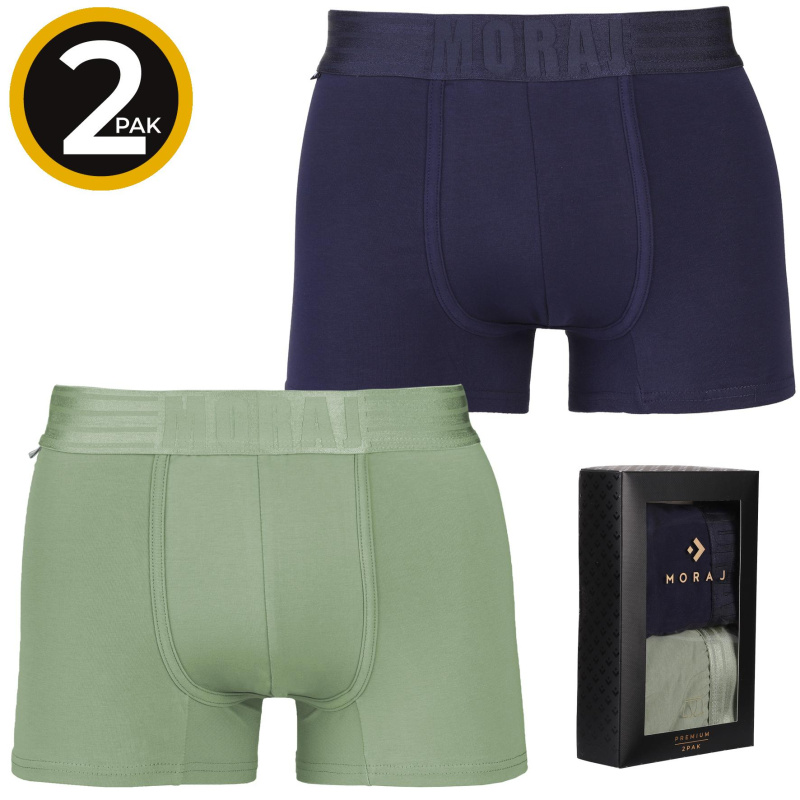 Boxerky Moraj PREMIUM MBX1500-006/2 Barva: Modrá - tmavě, Velikost: M