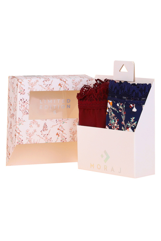 Dámské kalhotky Moraj BCL1900-004/2 pak Barva: Bordó, Velikost: M